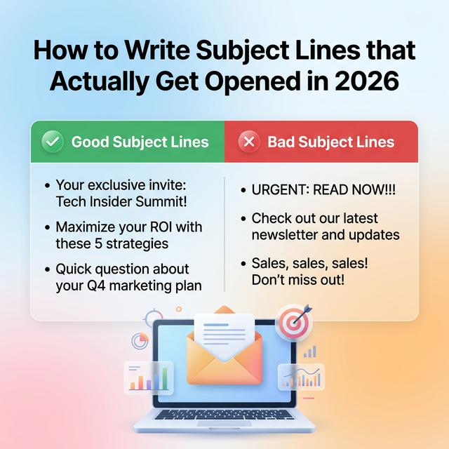 How to Write Subject Lines that Actually Get Opened in 2026